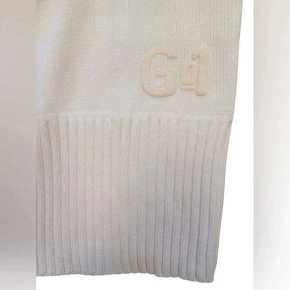 G-Star  LS Turtleneck Knit White Sweater Size Small - Picture 8 of 10